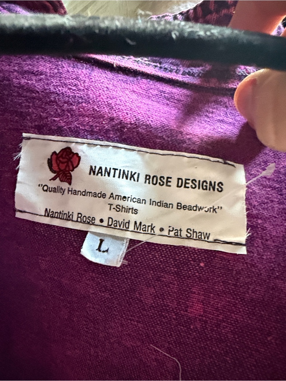 Nantinki Rose Designs Purple T-Shirt